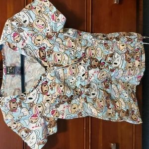 Koi Tokidoki Donut Scrub Top
